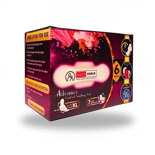Soft Shield Advance Comfort Sanitary Pad  'XL' (Mini Pack)