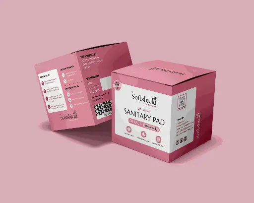 Soft Shield Sanitary Pad 'L' 20 Pics. (Regular Pack)